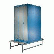 SOCLE BANC DOUBLE FACE L.900 MM POUR VESTIAIRE MONOBLOC
