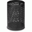 CORBEILLE DE BUREAU MÉTAL PERFORÉ 36 LITRES FINITION NOIR