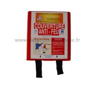 COUVERTURE ANTI-FEU 1.10M X 1.10M BOITIER RIGIDE
