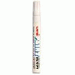 MARQUEUR PEINTURE UNIPAINT PX 20 À HUILE INDÉLÉBILE - POINTE MOYENNE OGIVE - CORPS MÉTAL - COLORIS BLANC