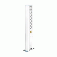 POTELET DE DISTRIBUTION BLANC PRISES FRANçAISE / UTE 8 PRISES