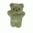 OURS CARLE VERT 25CM  OURS CARLE VERT