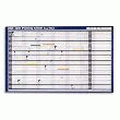 PLANNING ANNUEL MILLÉSIMÉ SOUPLE ET EFFAÇABLE VAL-REX - EN PAPIER PELLICULÉ CHRONOPLAN NOBO - 61 X 90 CM