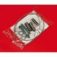 RUBBERMAID KIT DE SÉCURITÉ POUR BORNE CIGARETTE GROUNDSKEEPER TUSCAN NOIR