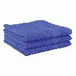 SERVIETTE DE BAIN TEXTILE 100% COTON COULEUR - LOT DE 3 -