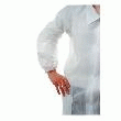 MANCHETTES POLYÉTHYLÈNE BLANCHES - LOT DE 100