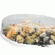 COUVERCLES POUR PLATEAUX DÔMES PET - 350X350X115