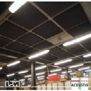 PANNEAU ACOUSTIQUE ABSORBANT EN MOUSSE - ACOUSTIX NOIRE.