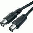 CABLE DE RACCORDEMENT COAX. 10 M NOIR