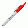 MARQUEUR PERMANENT PAPERMATE SHARPIE - POINTE OGIVE RÉTRACTABLE - ROUGE