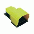PEDALE DE COMMANDE JAUNE 1 NO/NF PIZZATO ELETTRICA PX 10111-M2