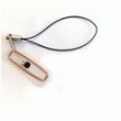 TAG RFID PVC TRANSPARENT AVEC BOUCLE D'ACCROCHE