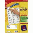 100 FEUILLES DÉTIQUETTES LASER L7164 - AVERY - 12/PAGES A4  63 5 X 72 MM