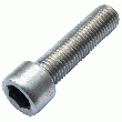 VIS À TÊTE CYLINDRIQUE À SIX PANS CREUX ENTIÈREMENT FILETÉES DIN 912, INOX A4 VIS À TÊTE CYLINDRIQUE À SIX PANS CREUX ENTIÈREMENT FILETÉES DIN 912, INOX A4