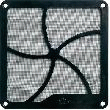 GRILLE DE VENTILATEUR AIMANTÉ PC SILVERSTONE SST-FF122B