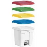BAC DE RECYCLAGE INTÉRIEUR 30 LITRES COUVERCLE VERT