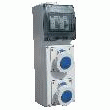 COFFRET de distribution MARINA 2 PC 16 AMP IP66
