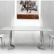 TABLE DESIGN 6 PLACES BLANCHE ET GRISE ARCHITEK  TABLE À MANGER