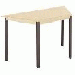 TABLE MULTIFORME CLASSIQUE PIEDS MARRON