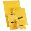 BLOC-BUREAU RHODIA N°11 FORMAT 7,5 X 10,5 CM PETITS CARREAUX 80 FEUILLES