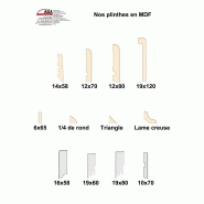 PLINTHES  ET SEUILS MDF