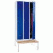 SOCLE BANC EKWO POUR VESTIAIRE IND PROPRE L900 BEIGE.