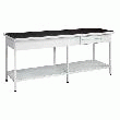 TABLE DE PRÉPARATION DESSUS CAOUTCHOUC GOMMÉ H.900 X L.2100 X P.700 MM