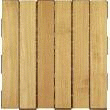DALLES DE JARDIN CLIPSABLE EN TECK. (LOT DE 4) DALLES DE TERRASSE