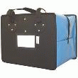 SAC DE LIAISON POSTALE L40XH30XP30 CM NOIR ET BLEU.
