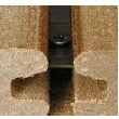 PLAQUE INOX POUR FIXATION DE LAMES DE TERRASSE