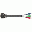 CORDON VGA/YUV POUR VIDÉOPROJECTEUR 2,5 MÈTRES