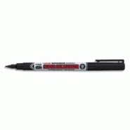 UNIBALL MARQUEUR PERMANENT NOIR TOUTE SURFACE, ECRITURE FINE 0,9MM