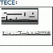 GRILLE INOX DESIGN 'LINES' POUR LE TECEDRAINLINE 1000MM