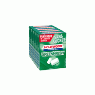 HOLLYWOOD GREEN FRESH CHEWING-GUM SANS SUCRE X 5 72,5 G