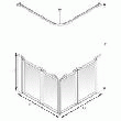 PAROIS DOUCHE PIVOTANTES E