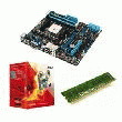 TIKOO KIT D'ÉVOLUTION : CARTE MÈRE ASUS F2A55-M + PROCESSEUR AMD A8-3870K + MÉMOIRE PC KINGSTON 4...