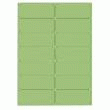 BOÎTE DE 100 PLANCHES D'ÉTIQUETTES PAPIER AMOVIBLE ROUGE 63,5 X 33,9 MM BOÎTE DE 100 PLANCHES D'ÉTIQUETTES PAPIER AMOVIBLE ROUGE 63,5 X 33,9 MM