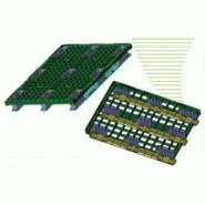 PALETTE LÉGÈRE PEHD AVEC SEMELLES 1200X800