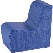 CHAUFFEUSE CCE LIGNE DIABOLO COMPACTE TISSU ENDUIT PVC 45 CM - BLEU/POIS JAUNES