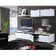 MEUBLE TV - HI-FI - AURA - SÉJOUR TV 200CM BLANC