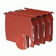 25 DOSSIERS SUSPENDUS ARMOIRE FOND 15 MM - ORANGE