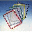 10 POCHETTES FORMAT A4 À PIVOT POUR PUPITRE INCLINÉ - TARIFOLD - COULEURS ASSORTIES