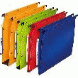 LE LOT DE 10 DOSSIERS SUSPENDUS POLYPROPYLÈNE 5/10ÈME ULTIMATE POUR ARMOIRE FOND 5 CM ROUGE