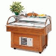 BUFFET CONGELÉ À POISSON AVEC MACHINE À FLOCONS DE GLACE BUFFET CONGELÉ À POISSON AVEC MACHINE À FLOCONS DE GLACE