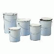 LOT DE 18 SEAUX METAL 5L COUVERCLE PLAT.