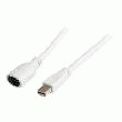 STARTECH.COM 3 FT MINI DISPLAYPORT VIDEO EXTENSION CABLE - RALLONGE DE CÂBLE DISPLAYPORT - CONNECTEUR ULTRA-COMPACT (M) - CONNECTEUR ULTRA-COMPACT (F) - 0.9 M - MOULÉ, À VERROUILLAGE - NOIR