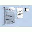LOT DE 3 PLAQUES DE PORTE A6.
