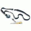 LACETS TEXTILE NOIR AVEC ENROULEUR ÉQUIPÉS D'UN CORDON DE 60CM - BOÎTE DE 10 LACETS TEXTILE NOIR AVEC ENROULEUR ÉQUIPÉS D'UN CORDON DE 60CM - BOÎTE DE 10