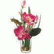 COMPOSITION FLORALE  BOUQUET MAGNOLIA + VASE