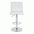 TABOURET - LOT DE 2 TABOURETS DE BAR CHESTER BLANC